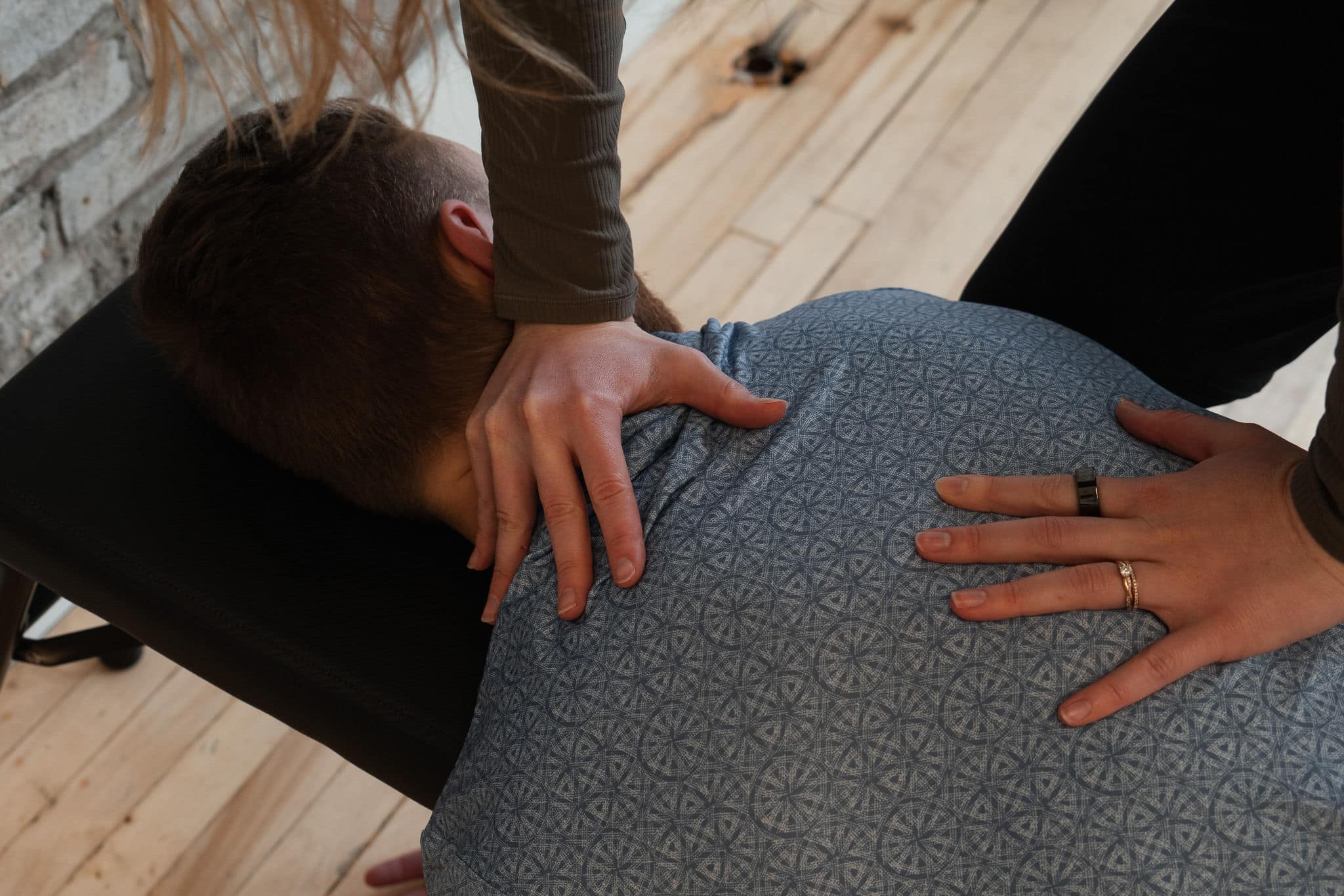upper cervical Knee Chest adjusting table at Clear Life Chiropractic